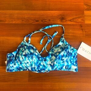 Athleta triangle bikini top